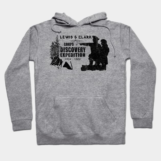 Lewis and Clark distressed Hoodie by hauntedjack